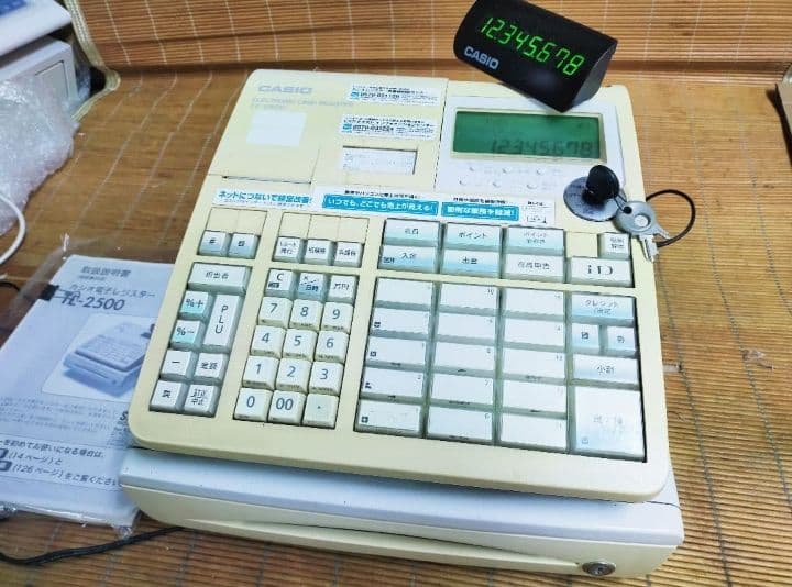 カシオレジスター　TE-2500　フル設定無料　訳あり価格　456780