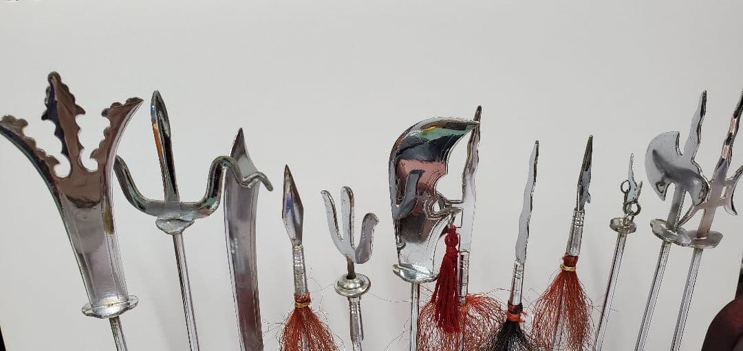 カンフー　武器　ミニチュア　セット