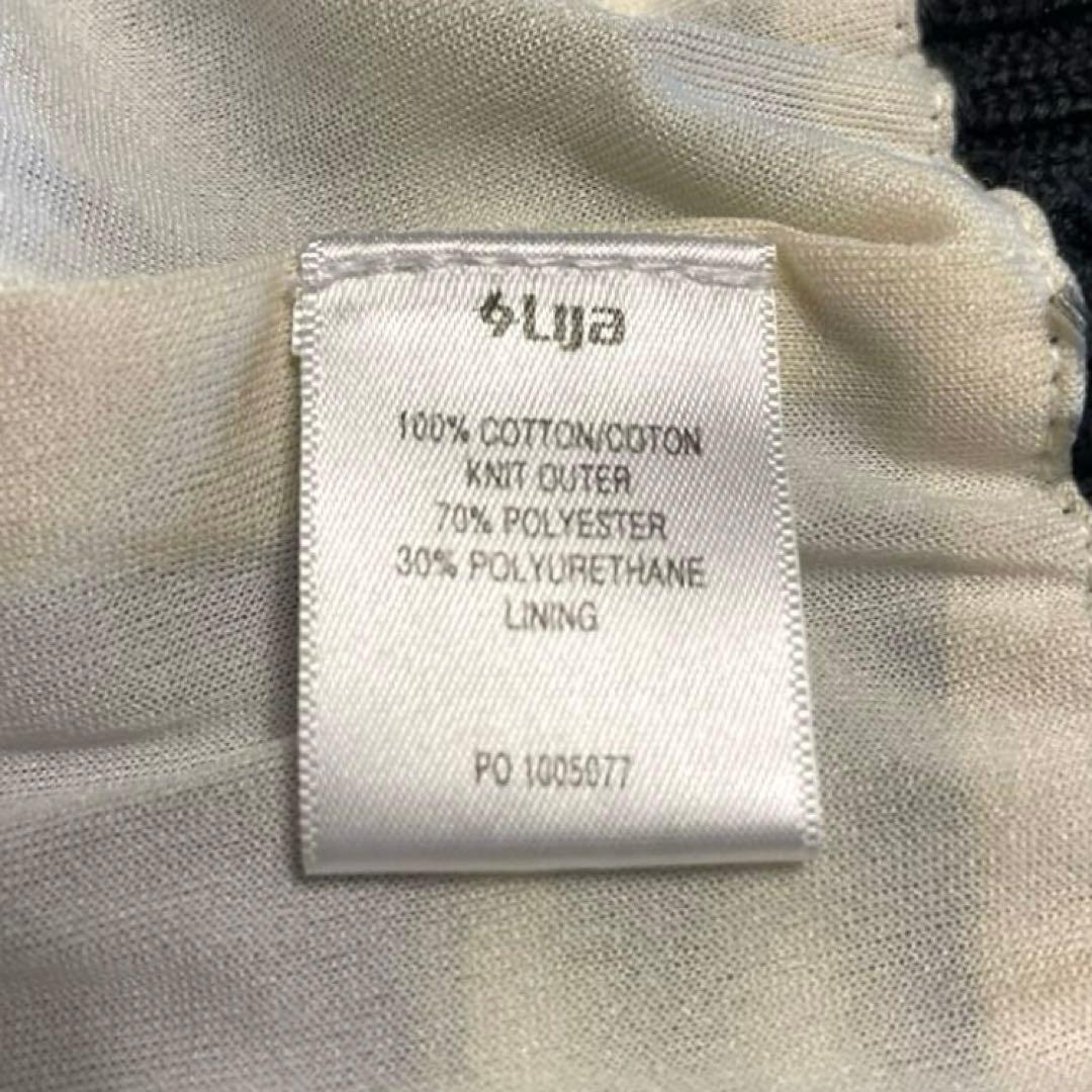 【美品】LIJA リージャ テニスウェア ニットジャケット S コットン100%