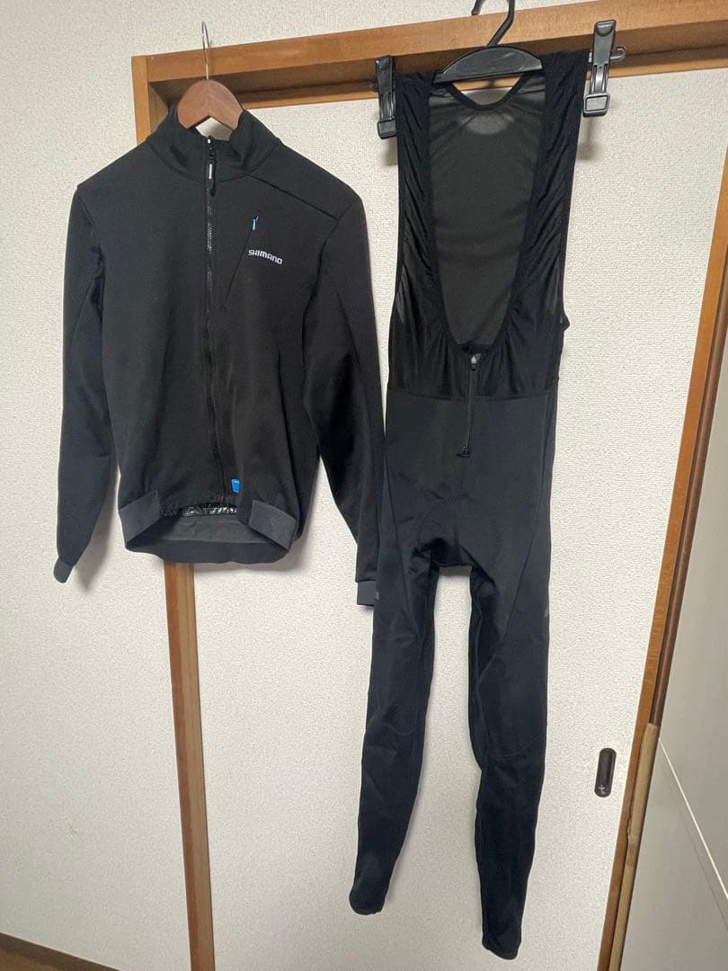 SHIMANO サイクルジャージ上下　ジャージM パンツL