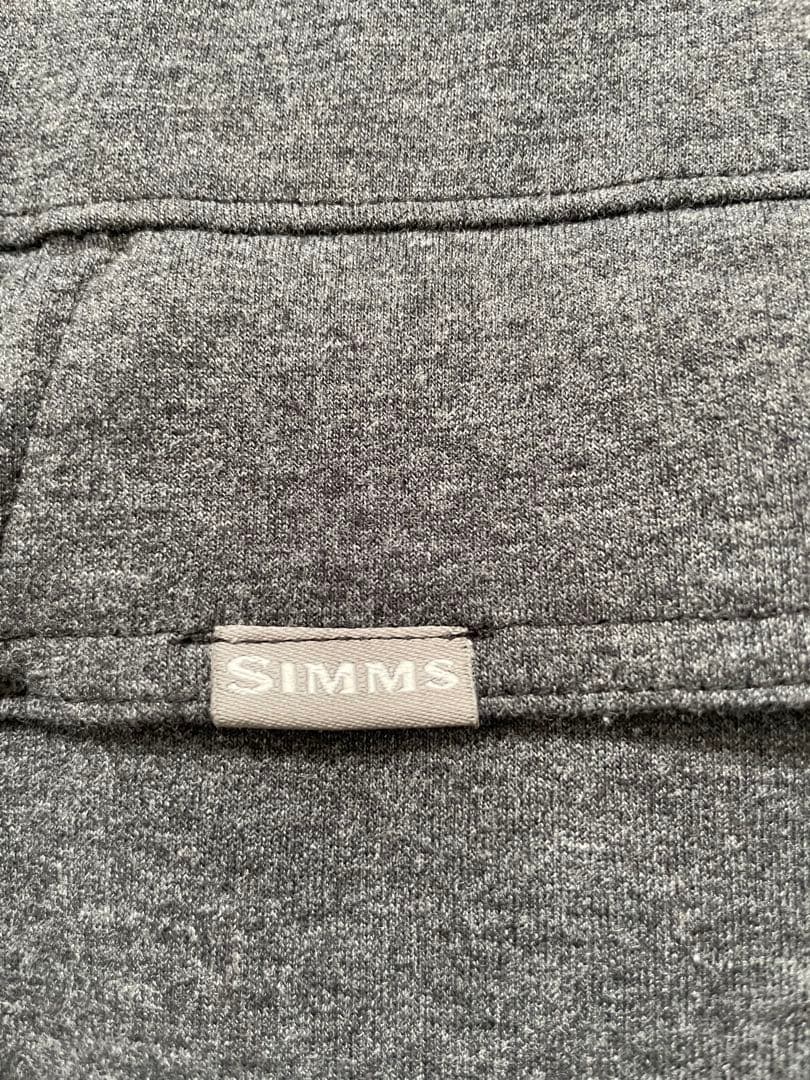 SIMMS シムスバーミリオンフーディー　ハーフジップパーカー　Mサイズ タグ付