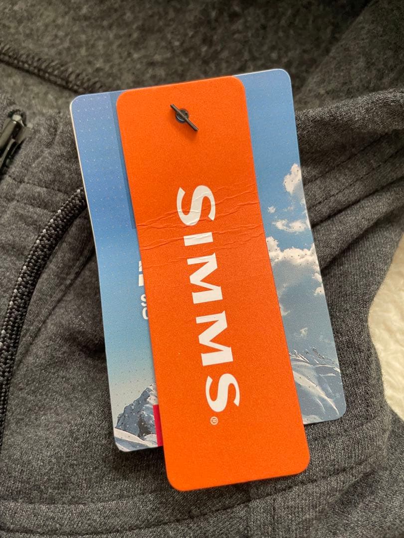 SIMMS シムスバーミリオンフーディー　ハーフジップパーカー　Mサイズ タグ付