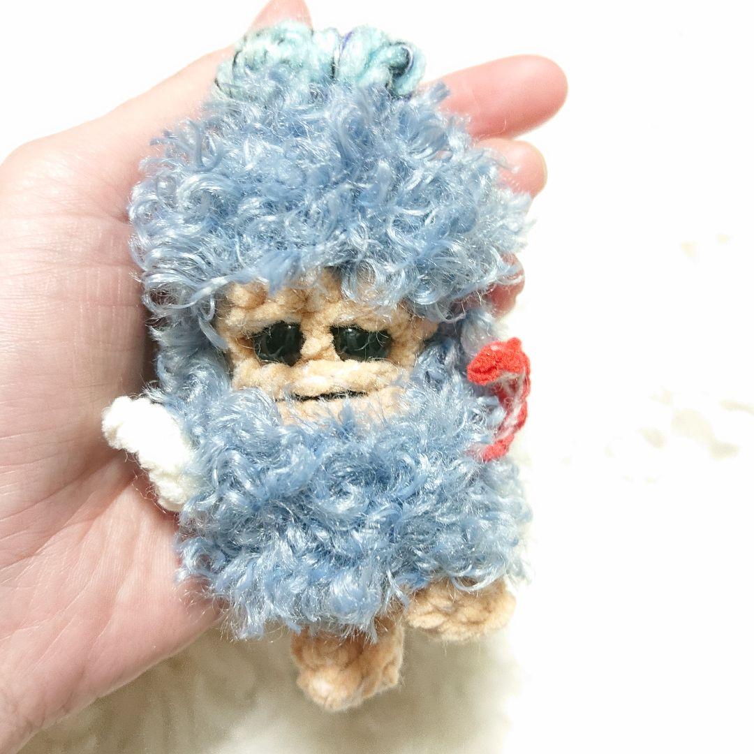 250.もこもこひつじ　マンドラゴラのあみぐるみ