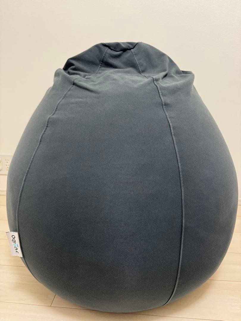 【本体】Yogibo Drop ヨギボー ドロップ ダークグレービーズクッション