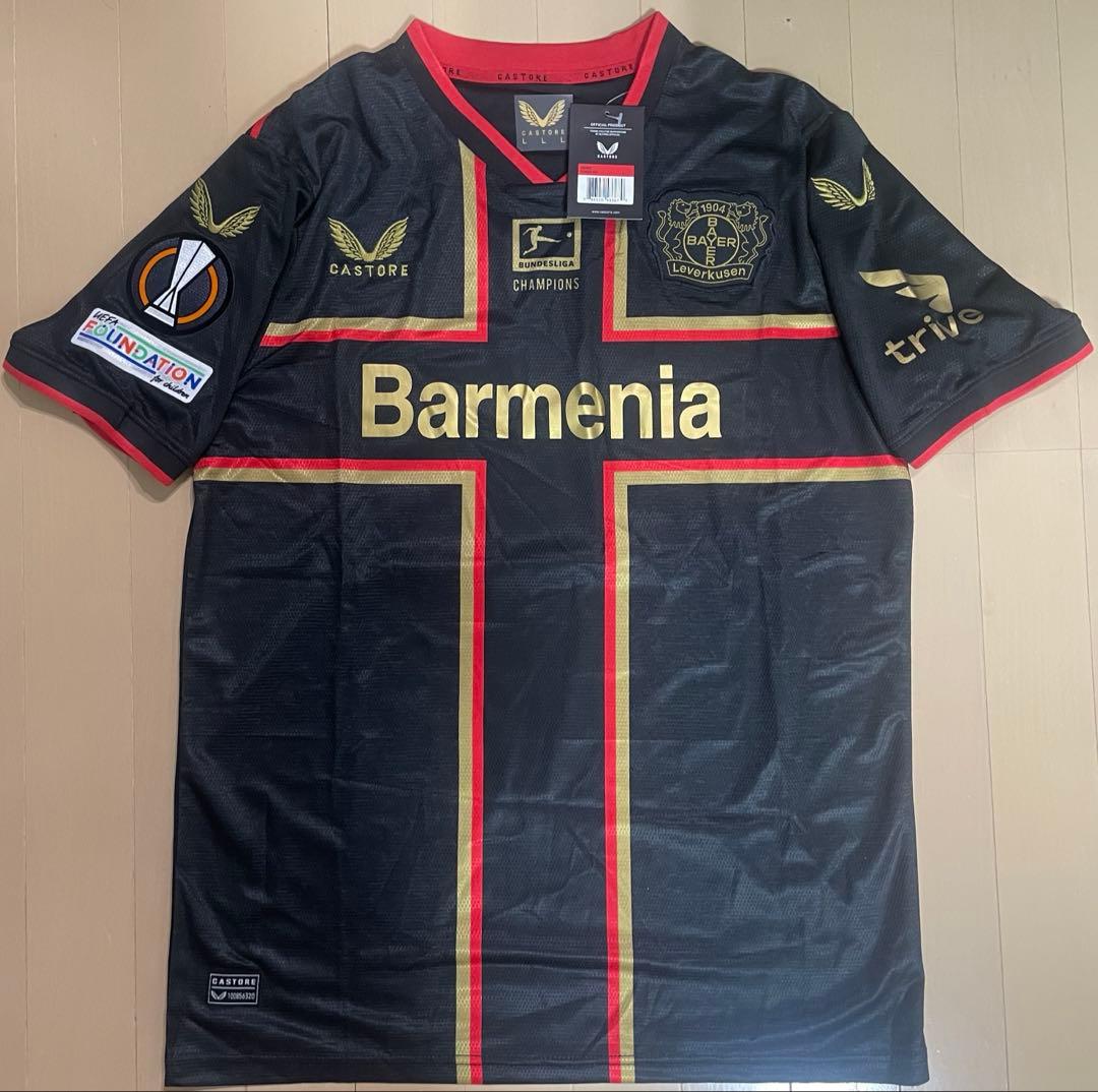 新品ユニフォーム レバークーゼン ヴィルツ 23/24 無敗優勝 限定 レア　L