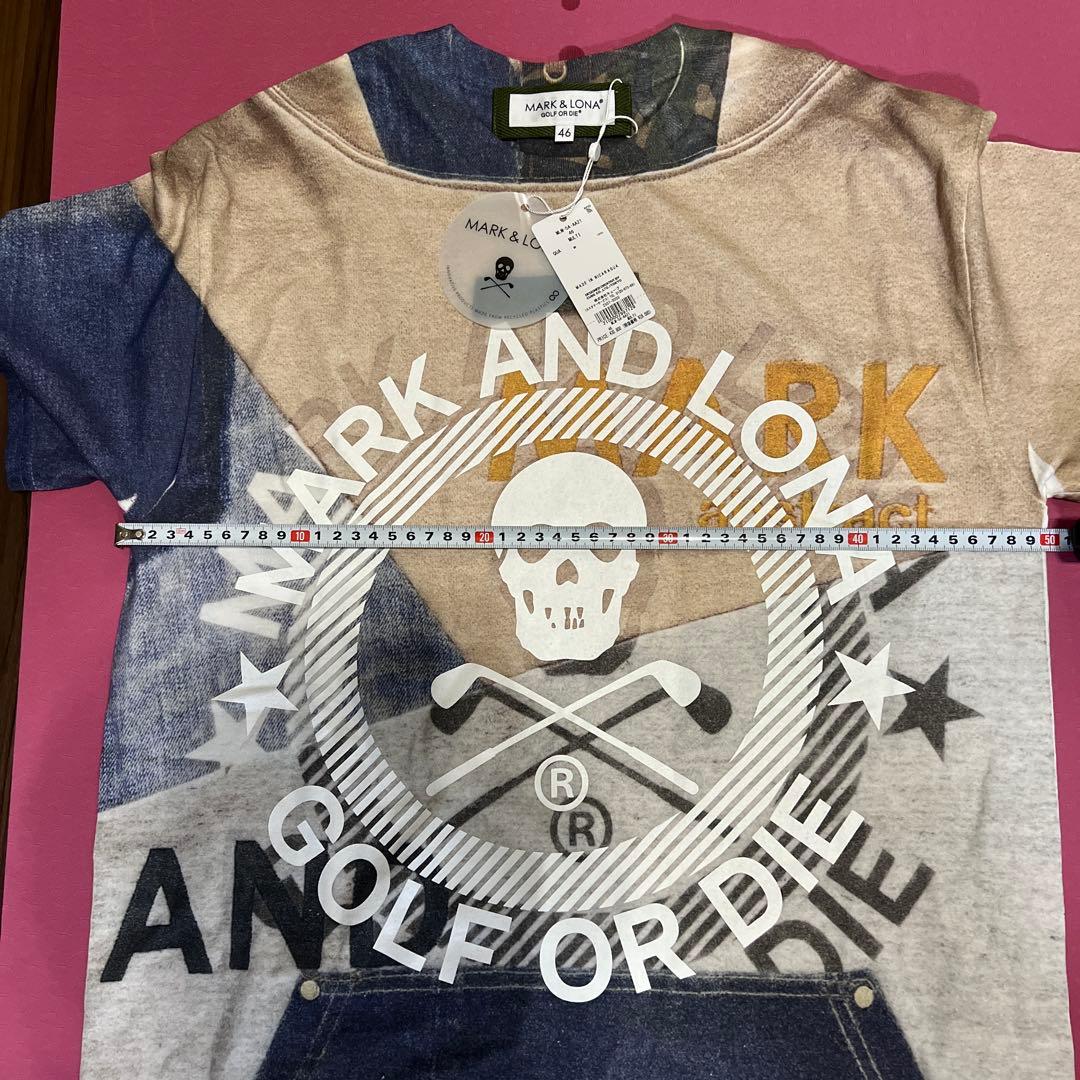 MARK & LONA スカルプリントシャツ Mサイズ