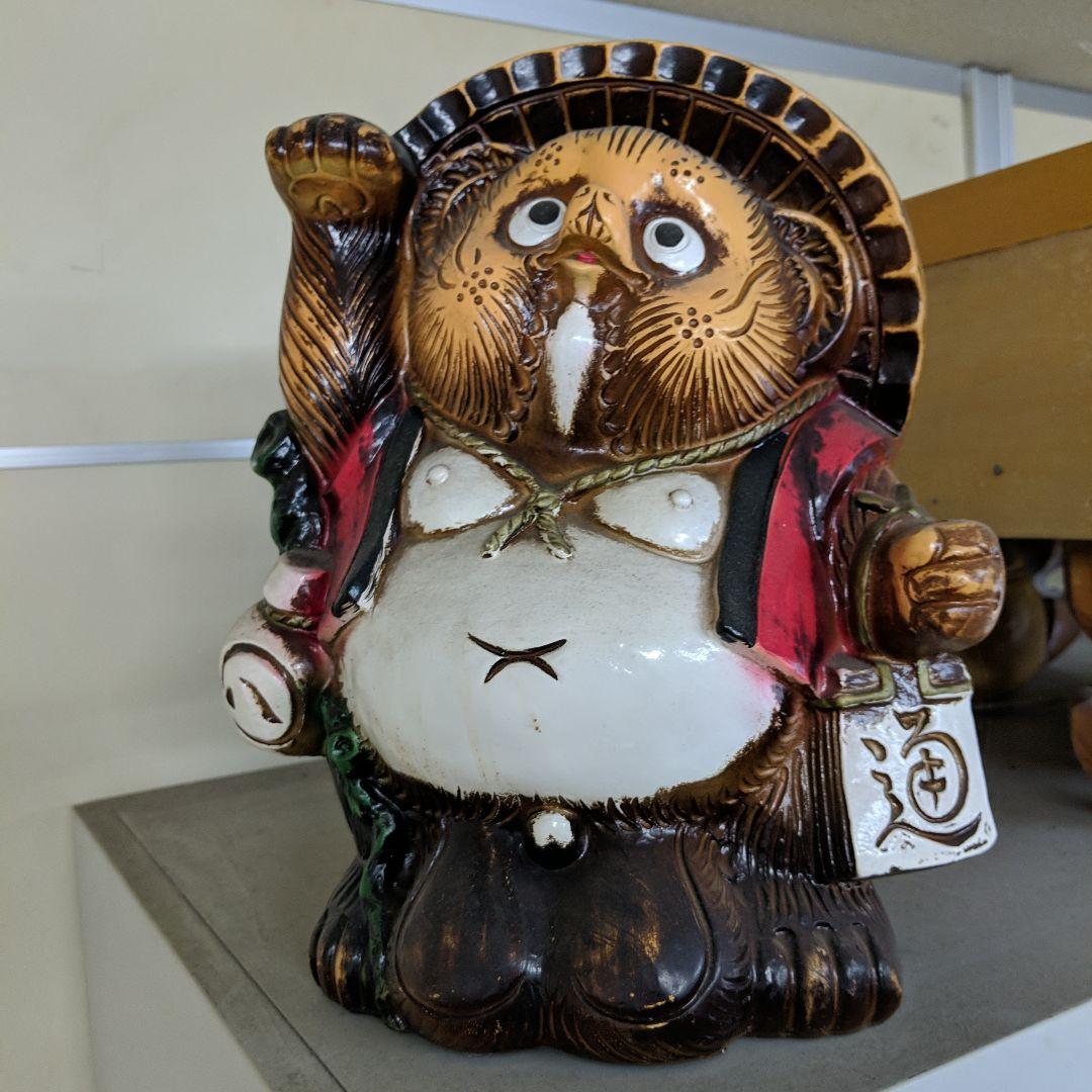 装飾置物（たぬき）