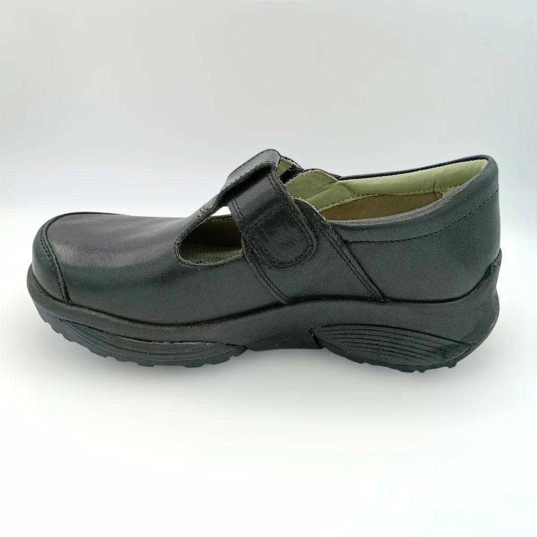 人気モデル【NOSAKA】ストレッチウォーカー アリエル ティーストラップ 黒