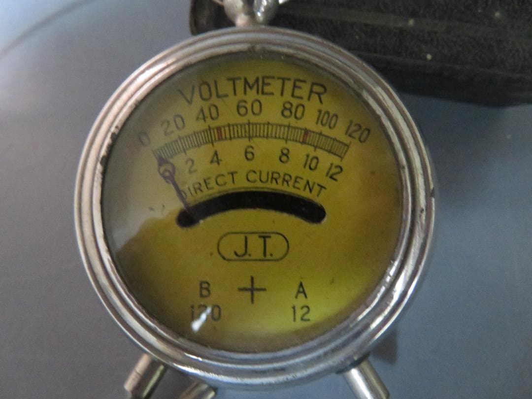 ◆245◆【レア】Vintage volt meter ボルトメータ－ ラジオ