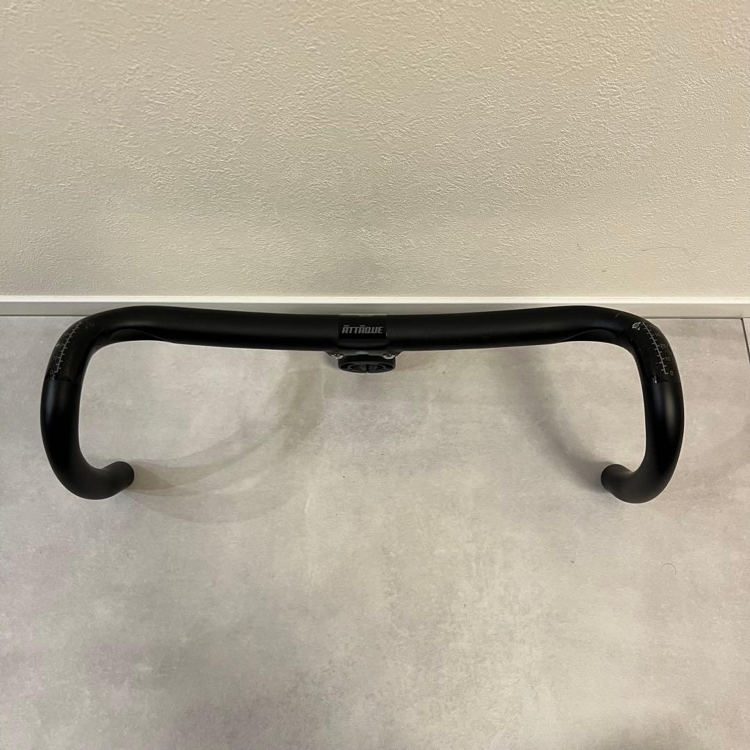 ATTAQUE ステム一体型カーボンハンドル GUST完成車取り外し品