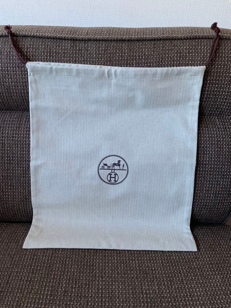 正規品　美品エルメス 巾着袋 バッグ保存袋 （44x37cm）