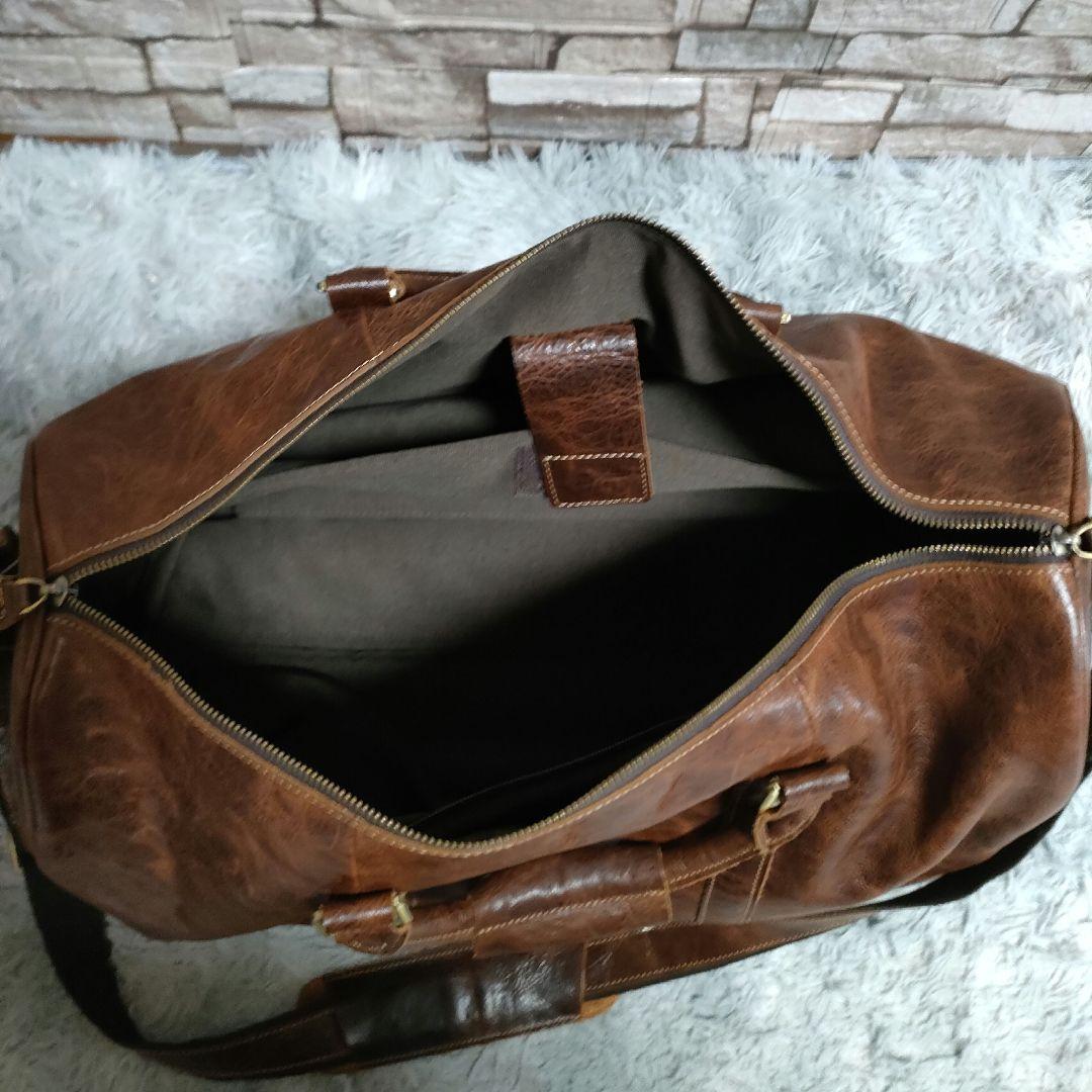 牛革 本革 大容量 3way キャリー ボストン ビジネス バック 出張 旅行