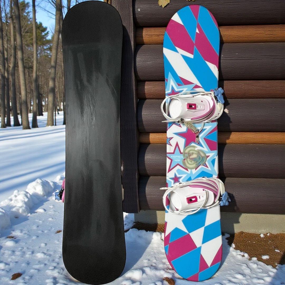 【美品】　XERES セレス　128cm キッズ　スノーボードセット