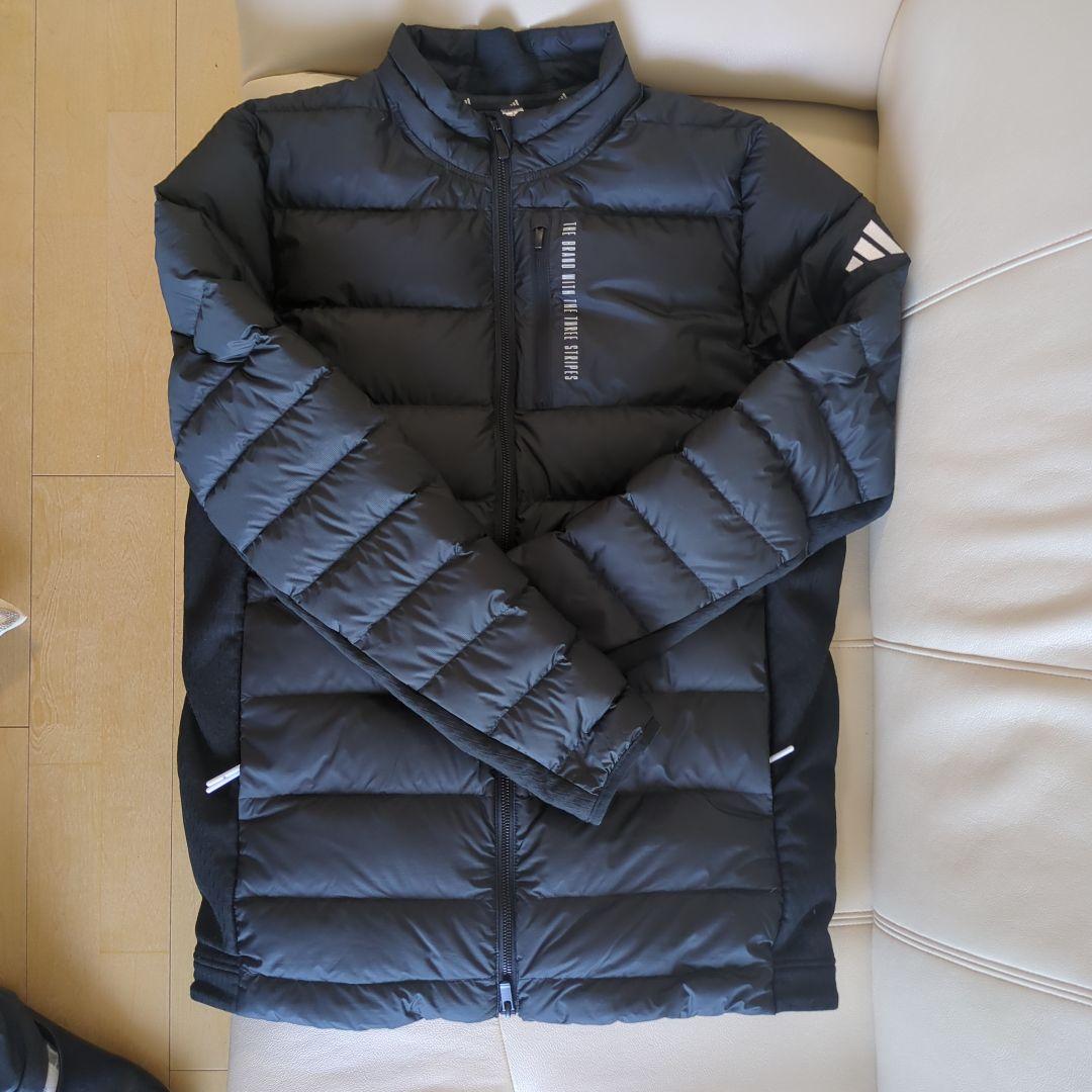 アディダス　ダウンジャケット　L　黒