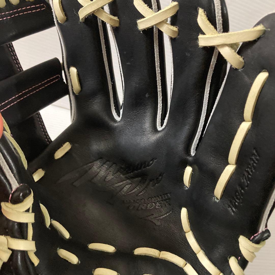 y*e様 硬式グローブ ミズノプロ 内野手用 オーダーグラブ HAGA JAPA