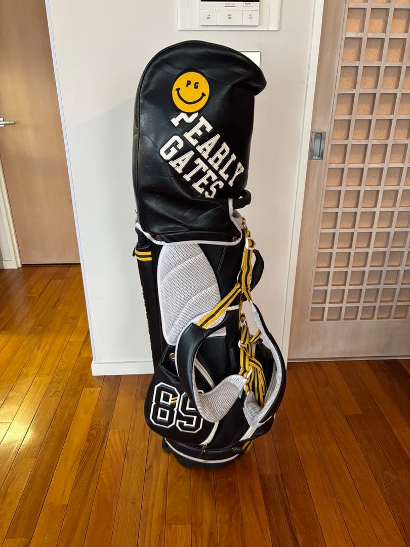 PEARLY GATES ゴルフバッグ ネイビー×イエロー