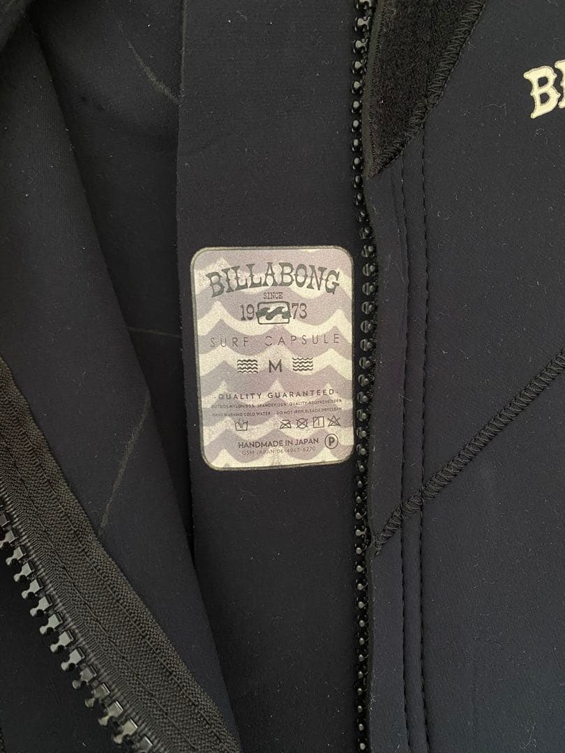 BILLABONG ロングスリーブスプリングウェットスーツネオプレーン 2mm