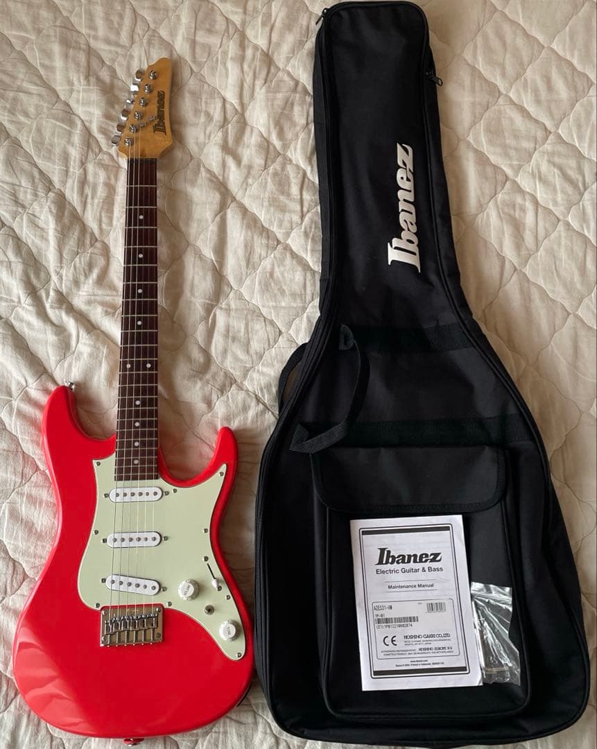 【トラ杢】トモ藤田監修　アイバニーズ　Ibanez AZES31-VM