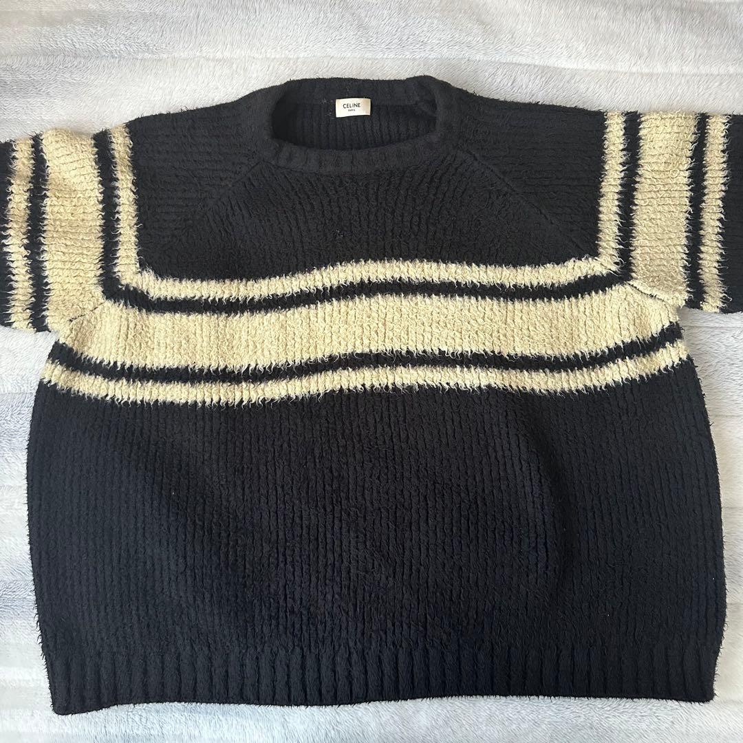 CELINE 21AW オーバーサイズブラッシュドコットンセーター