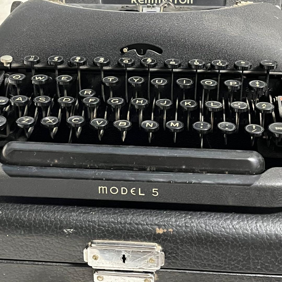 アンティーク　タイプライター　REMINGTON MODEL 5 レミントン社製