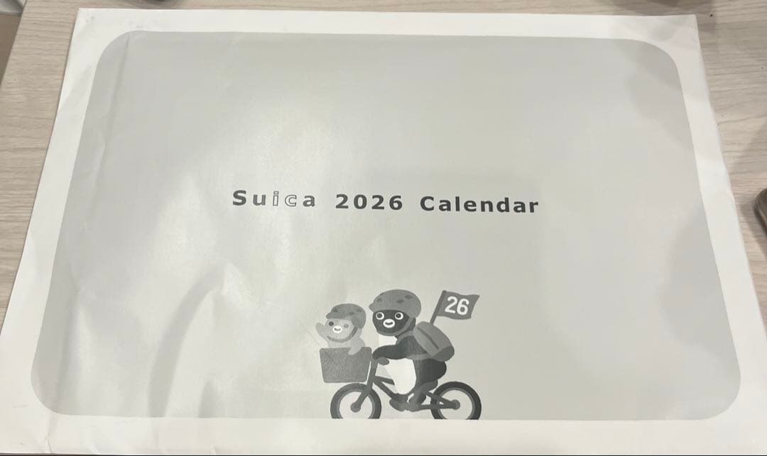 【非売品】Suica ペンギン 壁掛けカレンダー 2026 新品未使用