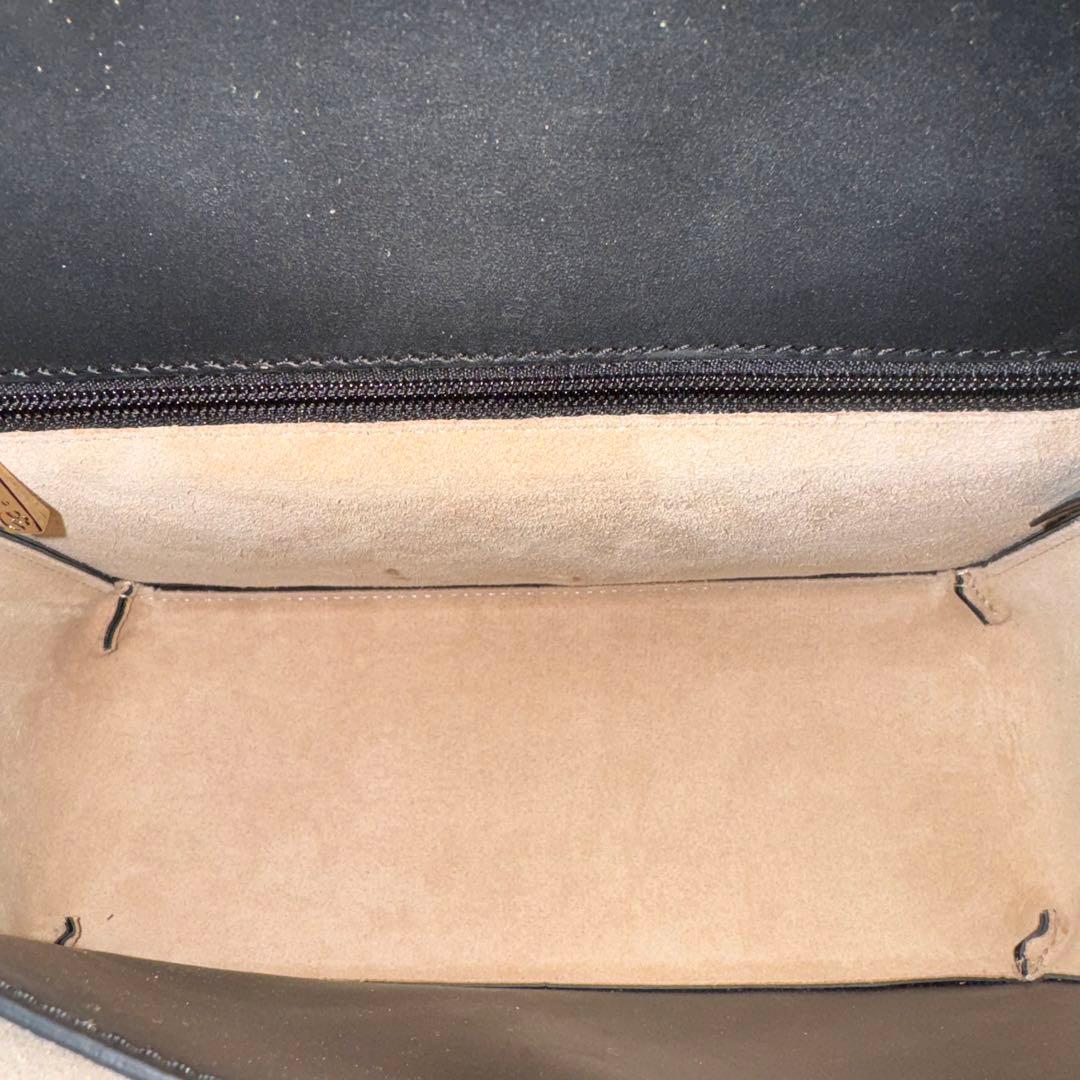 未使用級✨Longchamp ロンシャン ボックストロット　ブラック　レザー