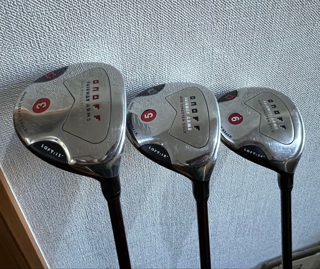 ONOFF オノフフェアウェイウッド　3本セット　3w、5w、9w