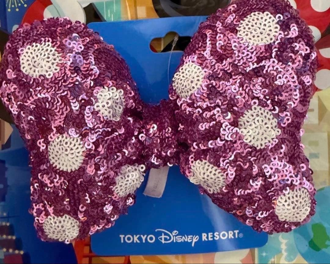 ディズニーリゾート　ミニー ヘアポニー　ヘアゴム　ピンク