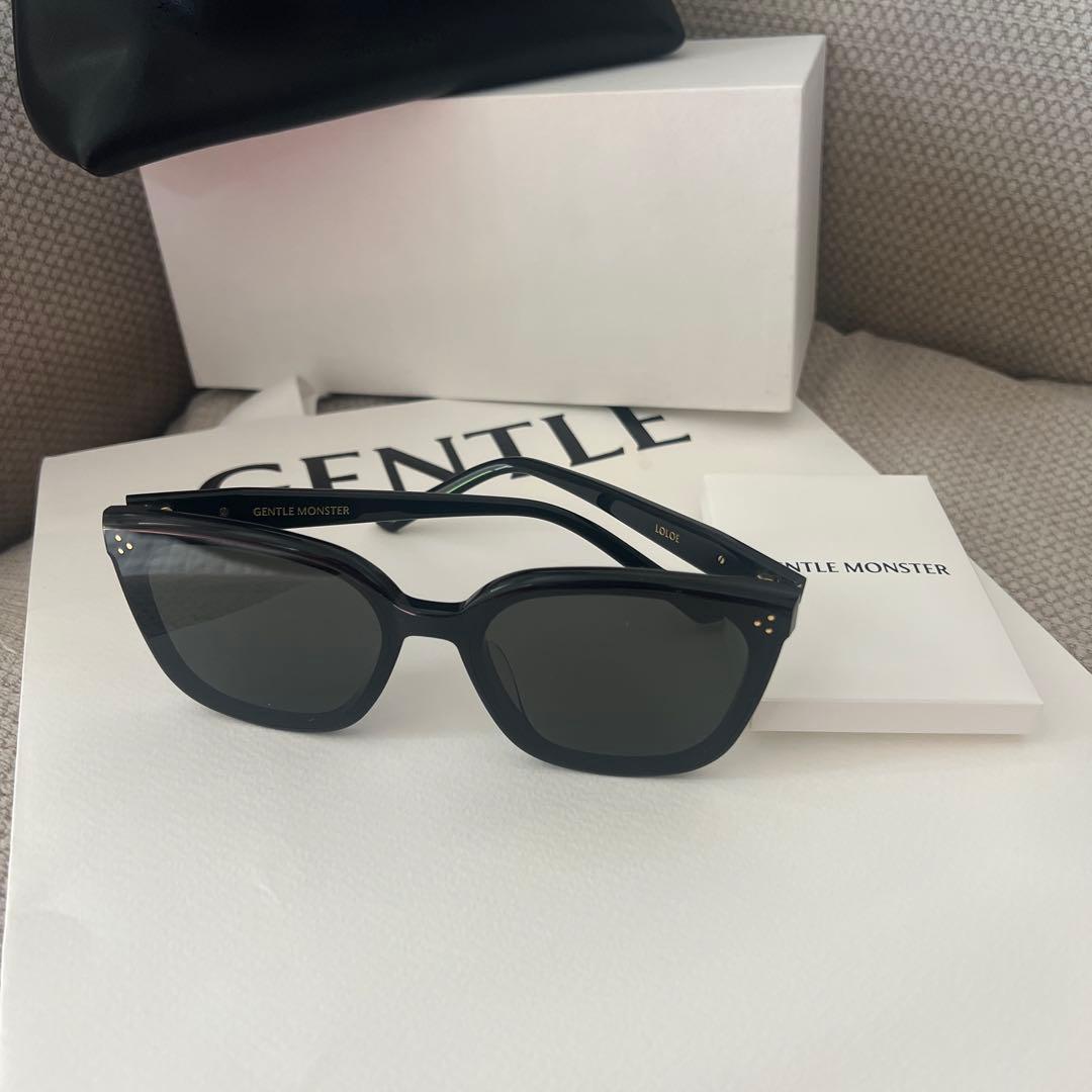GENTLE MONSTER LOLOE ブラック サングラス 付属品付き