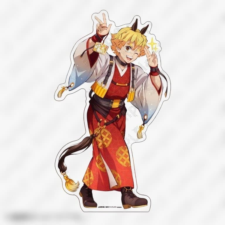 鬼滅の刃 干支2026 午年 ほぼ3/4スケールスタンディPOP 我妻善逸