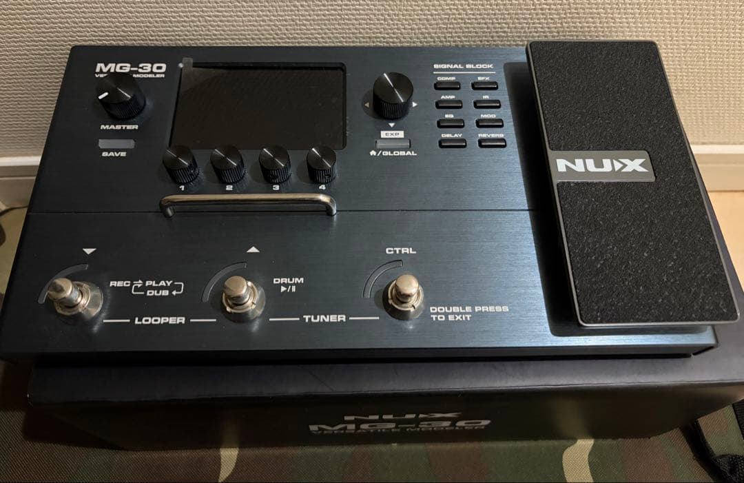 NUX MG-30 マルチエフェクター　美品　ほぼ新品　ギター　エフェクター