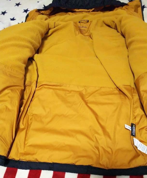 LLBeanエルエルビーンダウンフードジャケットUS−Mサイズ