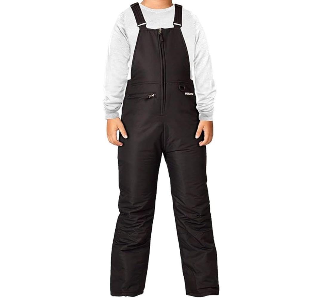 美品✨ ARCTIX キッズ スキーウェア ビブオーバーオール M チャコール
