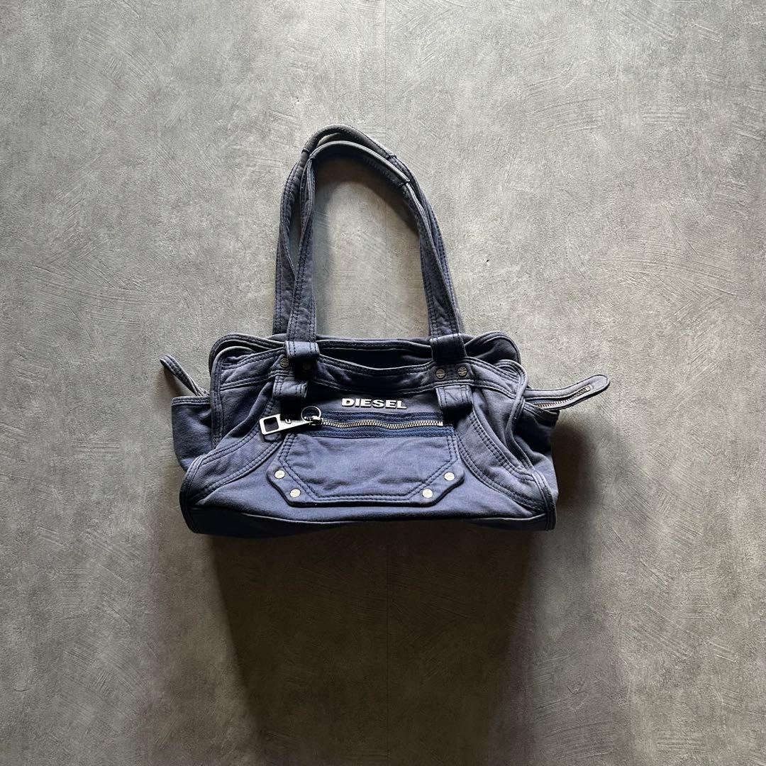 バッグ diesel grunge gimmick shoulder bag navy