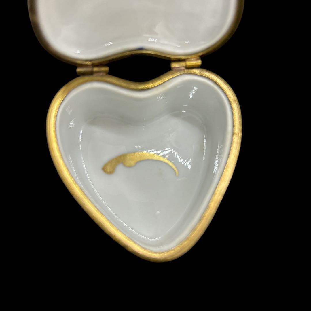 アンジェラママ様　LIMOGES リモージュ ハート型陶器ボックス プレゼント