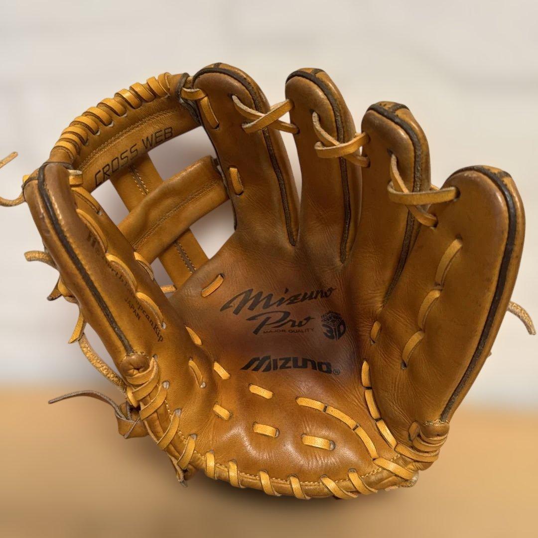 ミズノプロ　3Dテクノロジー　硬式内野手用　ナチュラル　ビッグM