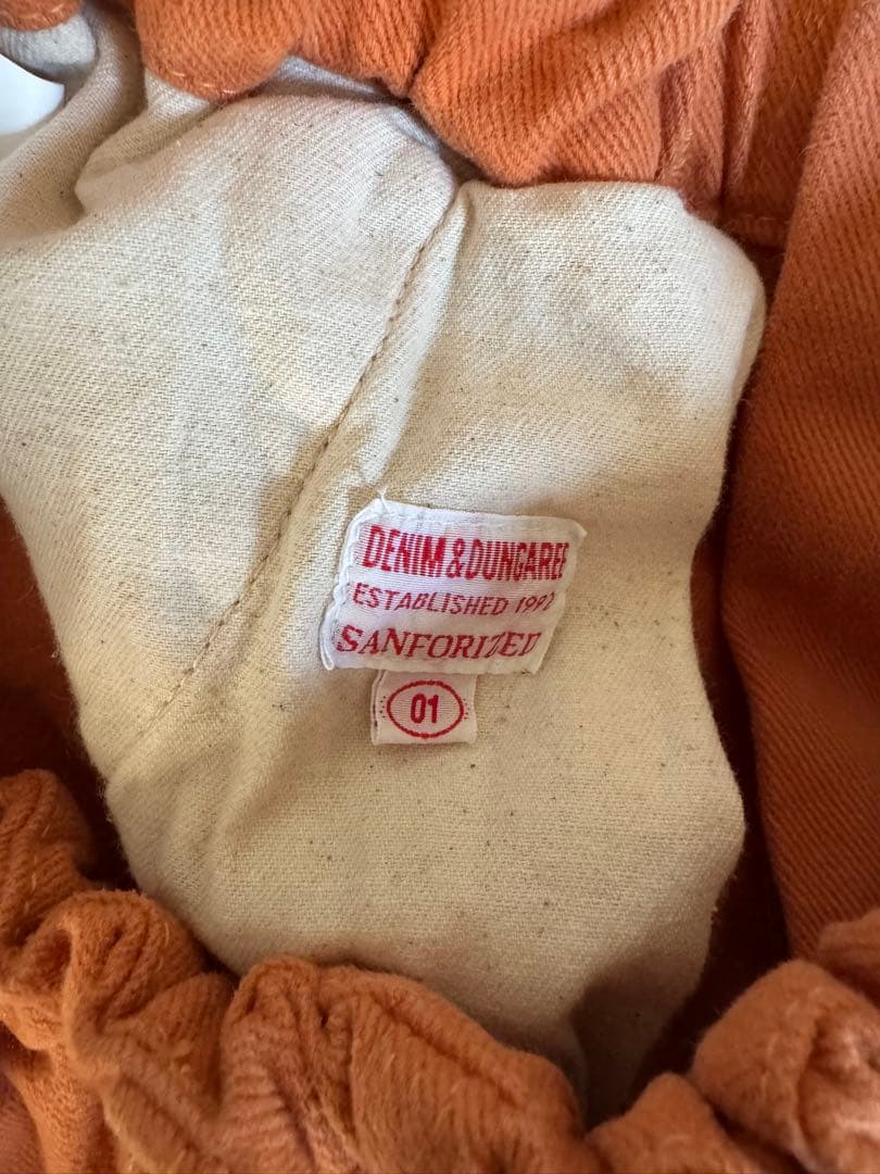 限定！　今季　デニムダンガリー　ラクガキ　パンツ　01 新品