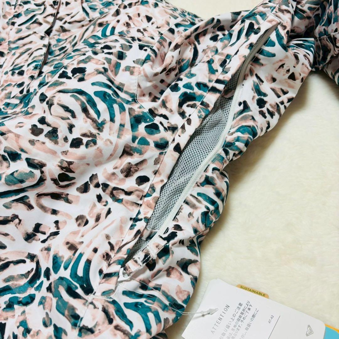 新品・タグ付き◆ROXY◆スノボウェア/フード付きダウン 2way アウトドア