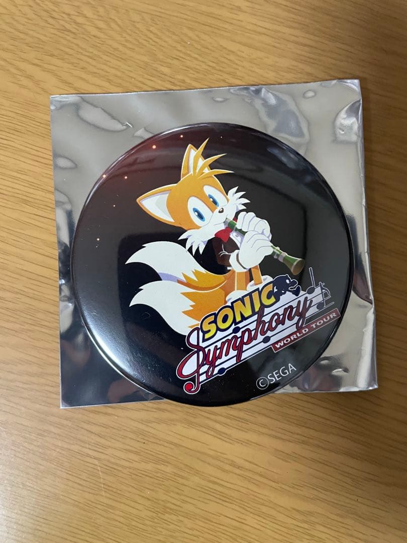 ソニックザヘッジホッグ　缶バッジ　テイルス