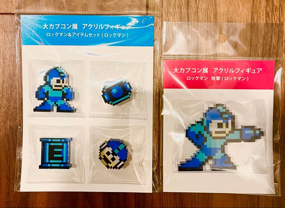 大カプコン展　ロックマンアクリルフィギュアセット2種