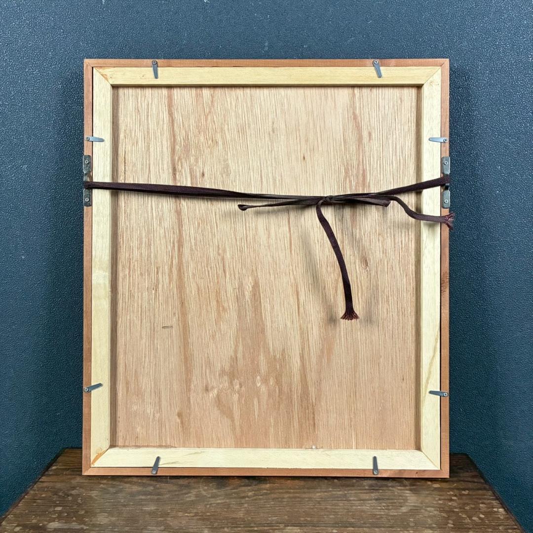 【最終値下げ】美品 牧野宗則「光彩」木版画 1987年制作 直筆サイン入り