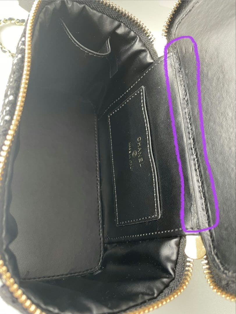 シャネル ノベルティ ツイード ショルダーバッグ