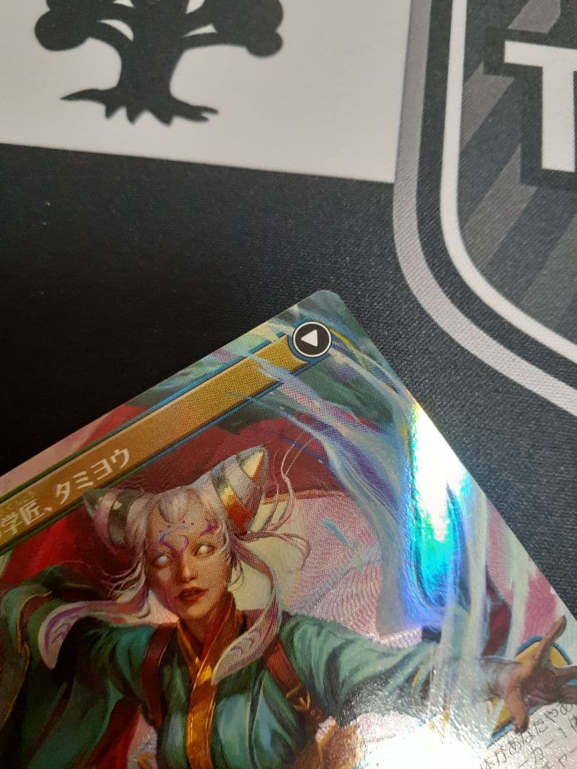 mtg 知りたがりの学徒、タミヨウ　日本語　テクスチャー　foil　その1
