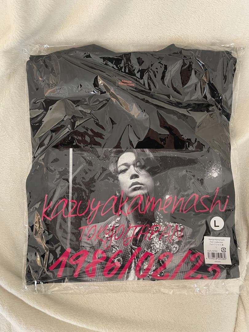 Kazuya Kamenashi フォトTシャツ L 黒　亀梨和也