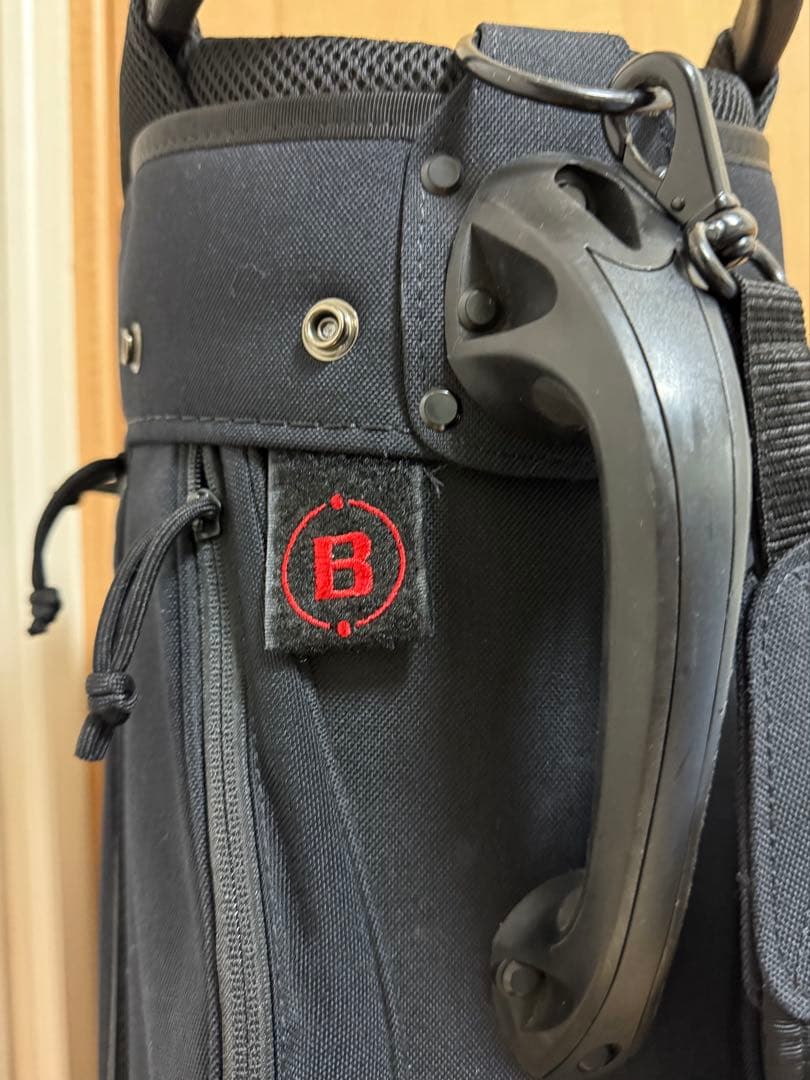 美品★ブリーフィング★キャディバッグ★ゴルフ★BRIEFING★ゴルフバッグ★黒