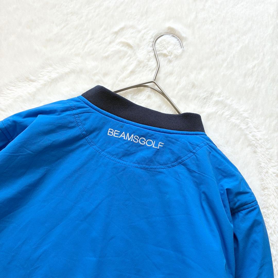 美品 BEAMS GOLF 中綿 フライト ブルゾン L