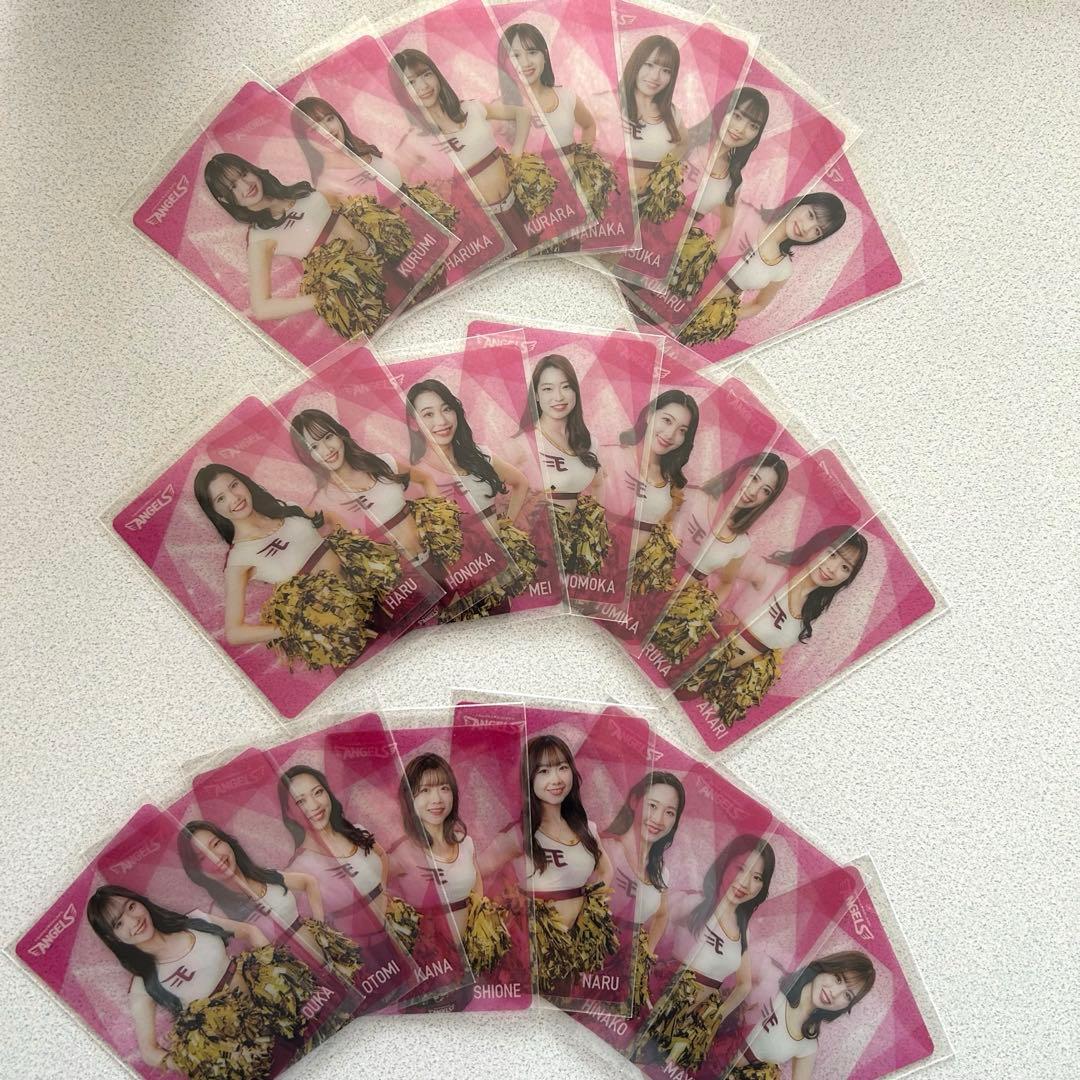 東北ゴールデンエンジェルス2024 シーズン グルメカード 全22枚