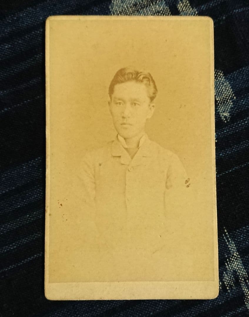 上野彦馬撮影「男性肖像」古写真 幕末志士 明治維新 鶏卵写真 坂本龍馬 高杉晋作