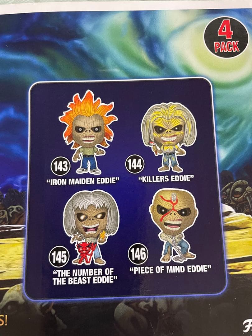 Funko POP! ROCKS IRON MAIDEN アイアンメイデン 4体
