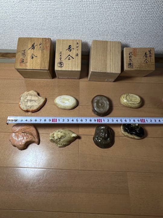 677 香合　4客　未使用